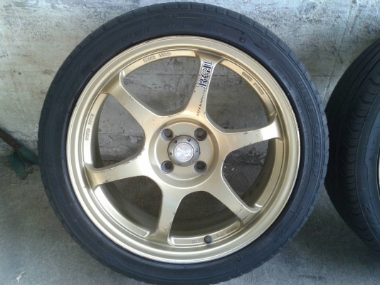 ขอบ17นิ้ว4รู100 พร้อมยาง ชุดนี้ ราคา 6700 บาท