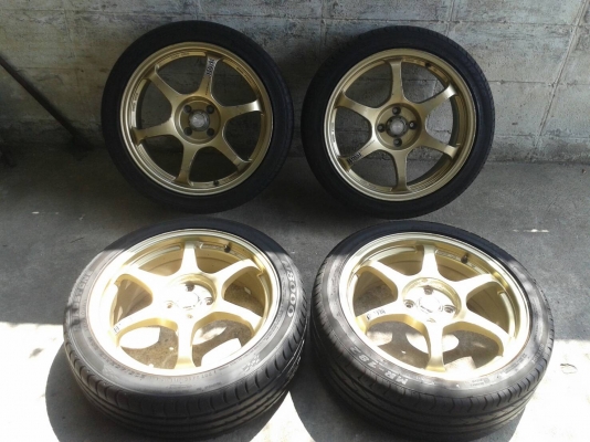 ขอบ17นิ้ว4รู100 พร้อมยาง ชุดนี้ ราคา 6700 บาท