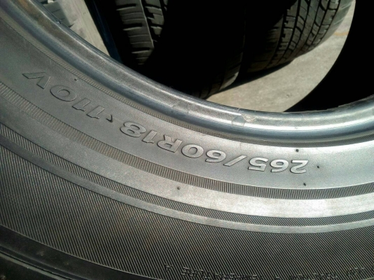 265/60R18 Hankook VENTUS AS ปี13 ชุด 4 เส้น โทร.063-286-3551,081-427-3941 265/60R18 Hankook VENTUS AS ปี13 ชุด 4 เส้น โทร.063-286-3551,081-427-3941