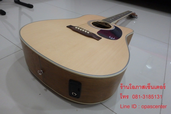 กีต้าร์โปร่งเว้าไฟฟ้า Talent 41 นิ้ว รุ่น TE30TNS สีไม้ ขัดด้าน EQ อย่างดี G-Tone GT-2 ของใหม่