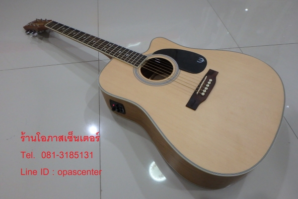 กีต้าร์โปร่งเว้าไฟฟ้า Talent 41 นิ้ว รุ่น TE30TNS สีไม้ ขัดด้าน EQ อย่างดี G-Tone GT-2 ของใหม่