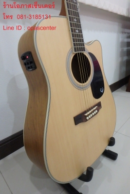 กีต้าร์โปร่งเว้าไฟฟ้า Talent 41 นิ้ว รุ่น TE30TNS สีไม้ ขัดด้าน EQ อย่างดี G-Tone GT-2 ของใหม่