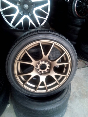 แม๊กขอบ17 ขนาด 5 รู100/114 พร้อมยาง YOKOHAMA ADVAN 215-45R17 ชุด 4 ล้อ 9000 บาท โทร.063-286-3551,081-427-3941 แม๊กขอบ17 ขนาด 5 รู100/114 พร้อมยาง YOKOHAMA ADVAN 215-45R17 ชุด 4 ล้อ 9000 บาท โทร.063-286-3551,081-427-3941