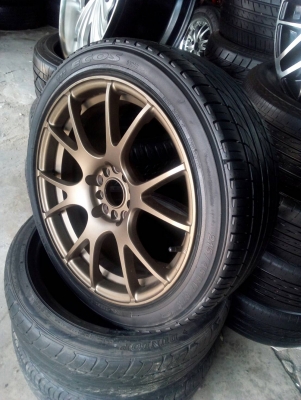 แม๊กขอบ17 ขนาด 5 รู100/114 พร้อมยาง YOKOHAMA ADVAN 215-45R17 ชุด 4 ล้อ 9000 บาท โทร.063-286-3551,081-427-3941 แม๊กขอบ17 ขนาด 5 รู100/114 พร้อมยาง YOKOHAMA ADVAN 215-45R17 ชุด 4 ล้อ 9000 บาท โทร.063-286-3551,081-427-3941