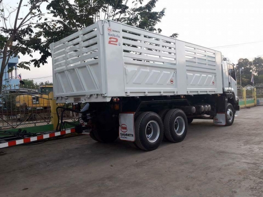 ขายรถพ่วง ISUZU 360 แรง ปี 56 กระบะดัมพ์สามมิตร ลูก 3 เพลาแท้ สวยสดพร้อมใช้งาน ทะเบียนพร้อม