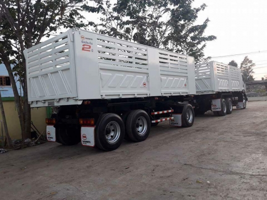 ขายรถพ่วง ISUZU 360 แรง ปี 56 กระบะดัมพ์สามมิตร ลูก 3 เพลาแท้ สวยสดพร้อมใช้งาน ทะเบียนพร้อม