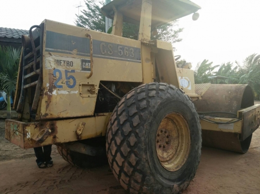 รถบด10ตัน2เพลา CAT CS-563 เอกสารเล่มทะเบียน,เก็บงานให้รถพร้อมใช้ก่อนขายค่ะ