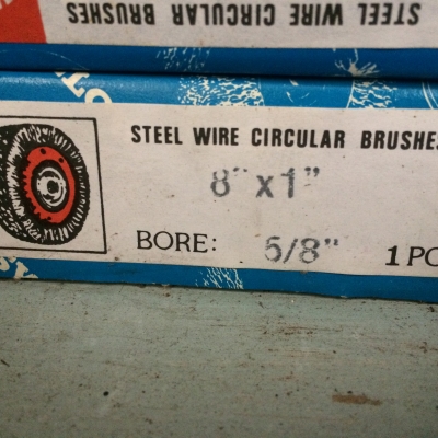 แปรงลวดกลม  8"