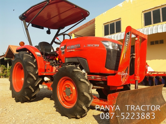 ปัญญาแทรคเตอร์..จัดมาให้ครับ ด่วน!!!คูโบต้า L3608 ทำงาน425ชม.ใบมีดคานล่างFD163พร้อมผาน5&times;22 สภาพพร้อมใช้