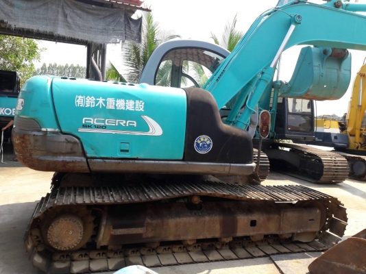 ขายKOBELCO SK120-3  มาร์คไฟว์  ซุปเปอร์  เก่าญี่ปุ่นแท้  สภาพสวยมากๆๆ  แทรค 60  เครื่องปั๊มดี  ลองระบบกันได้ทุกวัน  โทร  089-3818694  ดวงนภา