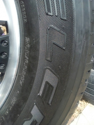 265/65R17 BRIDGESTONE DUELER A/T โฟวีล ลุยๆ ยางใหม่ๆ ปี15 ( ยางA/T ) โทร.063-286-3551 ตจว.ส่งได้ครับ 265/65R17 BRIDGESTONE DUELER A/T โฟวีล ลุยๆ ยางใหม่ๆ ปี15 ( ยางA/T ) โทร.063-286-3551 ตจว.ส่งได้ครับ