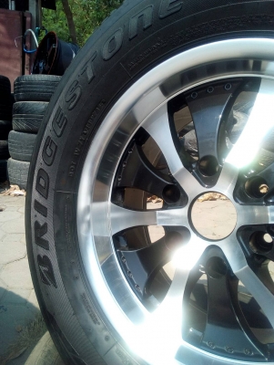 265/65R17 BRIDGESTONE DUELER A/T โฟวีล ลุยๆ ยางใหม่ๆ ปี15 ( ยางA/T ) โทร.063-286-3551 ตจว.ส่งได้ครับ 265/65R17 BRIDGESTONE DUELER A/T โฟวีล ลุยๆ ยางใหม่ๆ ปี15 ( ยางA/T ) โทร.063-286-3551 ตจว.ส่งได้ครับ