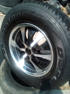 265/65R17 BRIDGESTONE DUELER A/T โฟวีล ลุยๆ ยางใหม่ๆ ปี15 ( ยางA/T ) โทร.063-286-3551 ตจว.ส่งได้ครับ 265/65R17 BRIDGESTONE DUELER A/T โฟวีล ลุยๆ ยางใหม่ๆ ปี15 ( ยางA/T ) โทร.063-286-3551 ตจว.ส่งได้ครับ