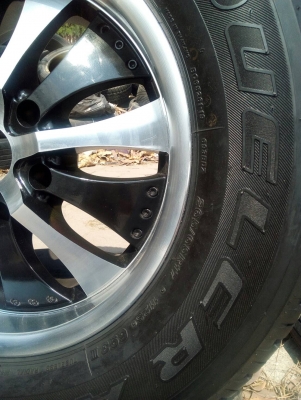 265/65R17 BRIDGESTONE DUELER A/T โฟวีล ลุยๆ ยางใหม่ๆ ปี15 ( ยางA/T ) โทร.063-286-3551 ตจว.ส่งได้ครับ 265/65R17 BRIDGESTONE DUELER A/T โฟวีล ลุยๆ ยางใหม่ๆ ปี15 ( ยางA/T ) โทร.063-286-3551 ตจว.ส่งได้ครับ