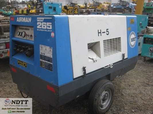 ขายปั้มลม AIRMAN PDS265S ลม 7บาร์ นำเข้าญี่ปุ่น BY NDTT สินค้ากำลังเดินทางมาประเทศไทยครับ 061-4194021(ไปป์)