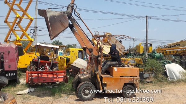 พร้อมใช้ครับ ตรวจสภาพให้เรียบร้อย รถตักล้อยาง TOYOTA SG10 แบบโฟลํทลิฟต์ เก่าญี่ปุ่น ยกสูง ราคาถูกๆ