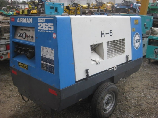 เครื่องปั๊มลมยี่ห้อ Airman PDS-265S นำเข้าจาก ญี่ปุ่น