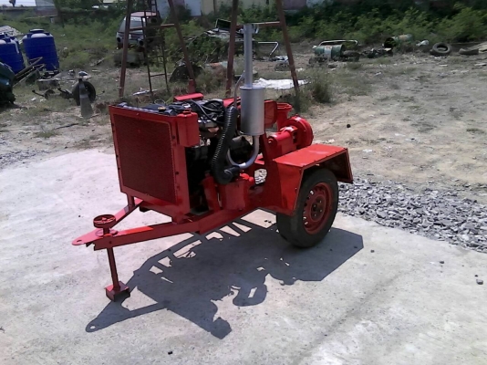 ปั๊มน้ำเครื่องยนต์ดีเซล ISUZU ติดต้ังปั๊มขนาด 4นิ้ว(ปั๊มใหม่ไม่เคยใช้งาน)