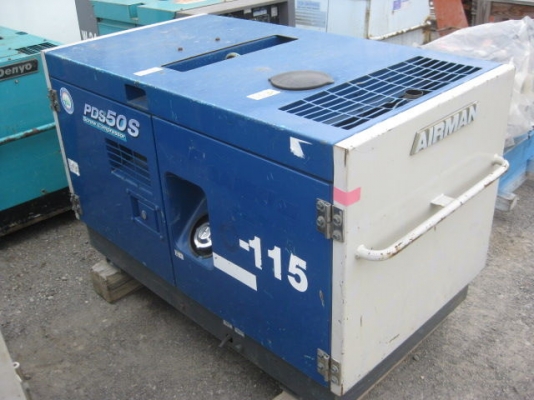 เครื่องปั๊มลม 50cfm : Airman PDS50S : 7บาร์  ชั่วโมงทำงาน 1706 โทร. 080-6565422 (หนิง)