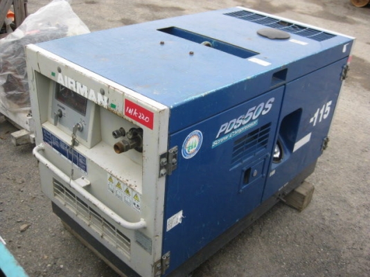 เครื่องปั๊มลม 50cfm : Airman PDS50S : 7บาร์  ชั่วโมงทำงาน 1706 โทร. 080-6565422 (หนิง)