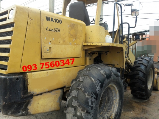 ขายรถตักล้อยาง KOMATSU WA 100-3