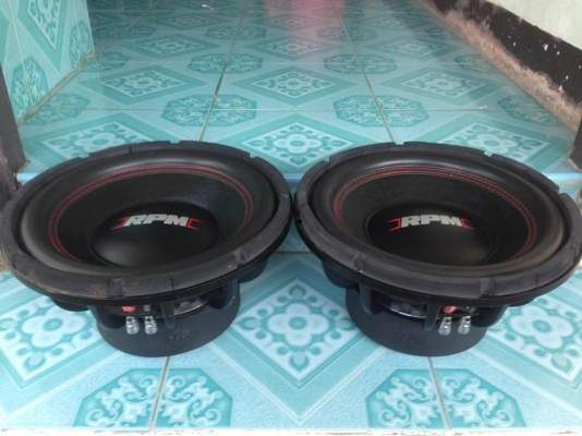 ซับ12นิ้ว RPM มือสองโครงหล่อว้อยคู่แม่เหล็กสองก้อน170/2/v3&quot;สภาพสวยเดิมใช้งานปกติ เบสจุกอก ขายคู่ละ 2450 บาท สนใจ0892425454 ของอยู่สระบุรีส่งได้+200 หนักมากครับ