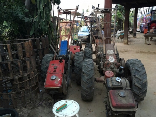 ขายรถไถนาเดินตามพร้อมโครงติดล้อยางล้อเหล็กราคาเริ่มต้นที่8900บาทใช้งานปกติทุกคัน