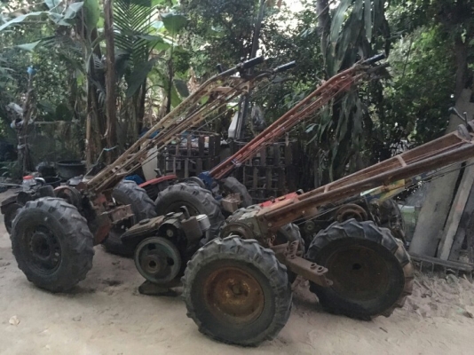 ขายรถไถนาเดินตามพร้อมโครงติดล้อยางล้อเหล็กราคาเริ่มต้นที่8900บาทใช้งานปกติทุกคัน