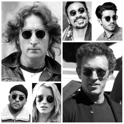 แว่นตาอเมริกันวินเทจ ยุค &#039;80s  &#039;หยดน้ำ จอห์น เลนนอน&#039;  Vintage AO American Optical USA