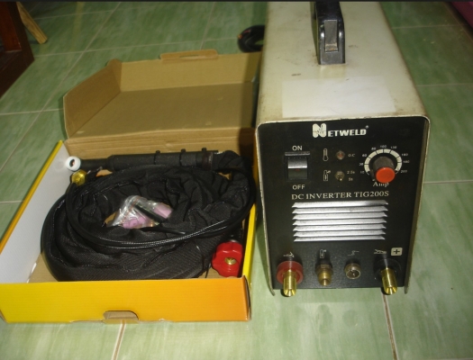 ขายเครื่องเชื่อม อาร์กอน ยี่ห้อ netweld inverter tig200s