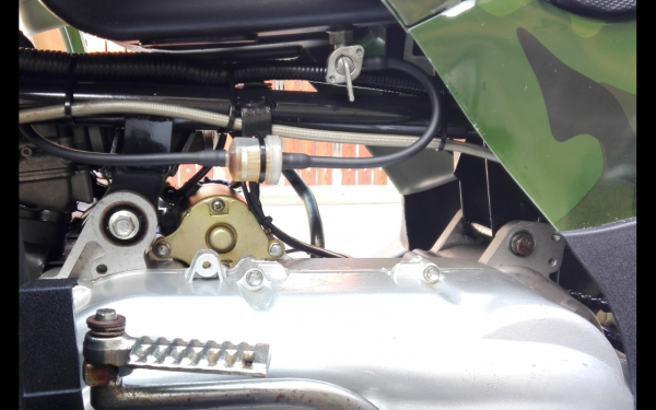 ATV 150cc. เกียร์ออโต้ ดิสเบรคหน้า-หลัง สตาร์ทมือ+เท้า คันเร่ง่มือบิด ล้อขอบ10นิ้ว เครื่องสมบูรณ์