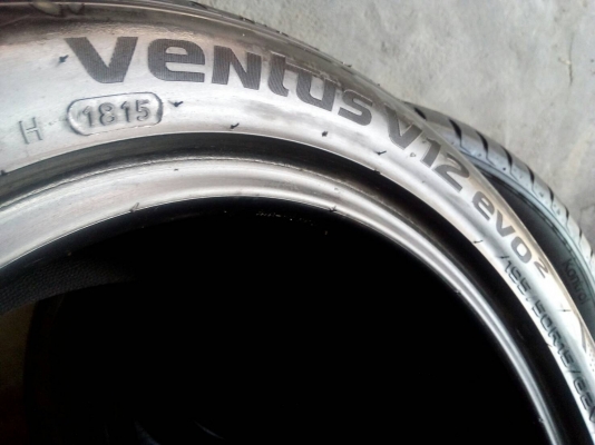 195/50R15 Hankook Ventus V12 evo2 ปี15 ชุด 4 เส้น tel.063-286-3551, 081-427-3941 195/50R15 Hankook Ventus V12 evo2 ปี15 ชุด 4 เส้น tel.063-286-3551, 081-427-3941