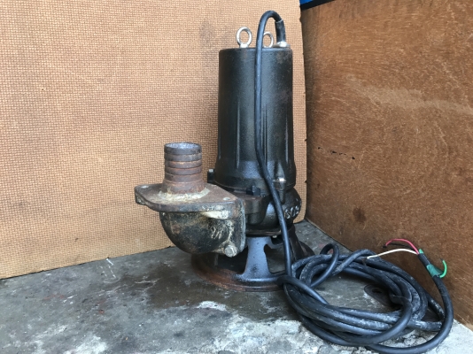 ขายได่โว่ Tsurumi 1HP. 380V made in Japan ใบดูดโคลน ขนาดท่อ 2นิ้ว สภาพสวยมากเดิมๆ วิ่งนิ่ม พร้อมใช้งาน