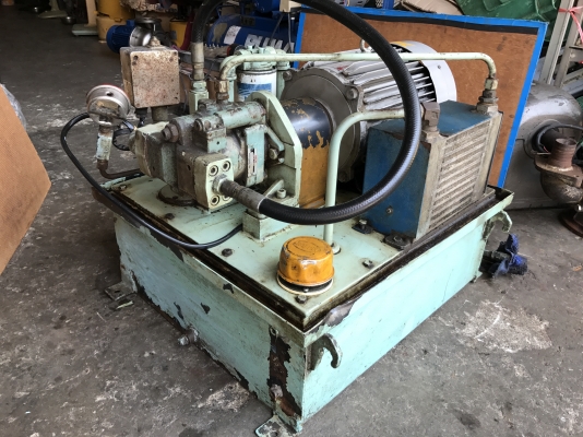 ขายชุดปั้มน้ำมันไฮโดรลิค Nachi made in Japan มอเตอร์ Mitsubishi 7.5HP. 380V อุปกรณ์ครบ สภาพดีเดิมๆ พร้อมใช้งาน