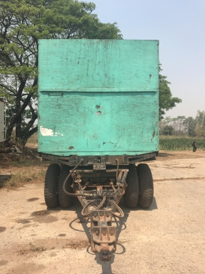 พ่วง 18 ล้อ HINO 3M เครื่อง M10C 240แรง ปี 47 แม่กระบะเหล็กดั้ม / ลูก 2 คานกระบะมิเนียม ดั้ม ราคา 1.