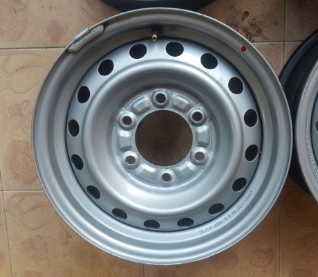 ขายล้อกะทะป้ายแดงขอบ15 6รู 4 ล้อ