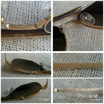 แว่นตาอเมริกันเสืออากาศ ยุค &#039;70s  ท็อปซีรี่ส์!  Original RANDOLPH handmade in USA