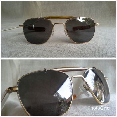แว่นตาอเมริกันเสืออากาศ ยุค &#039;70s  ท็อปซีรี่ส์!  Original RANDOLPH handmade in USA