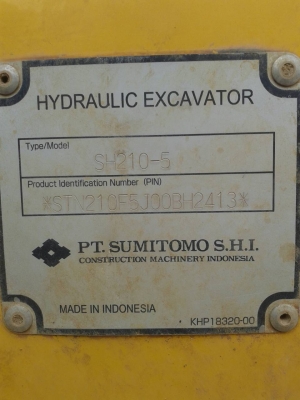 ขายด่วน รถขุด Sumitomo รุ่น SH210-5
