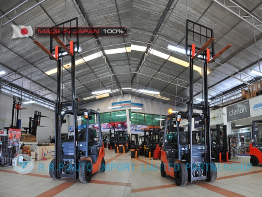 ขายรถโฟล์คลิฟท์มือสอง TOYOTA รุ่น 8FG15-32094 นำเข้าจากประเทศญี่ปุ่น 100\% ไม่เคยใช้งานในไทย