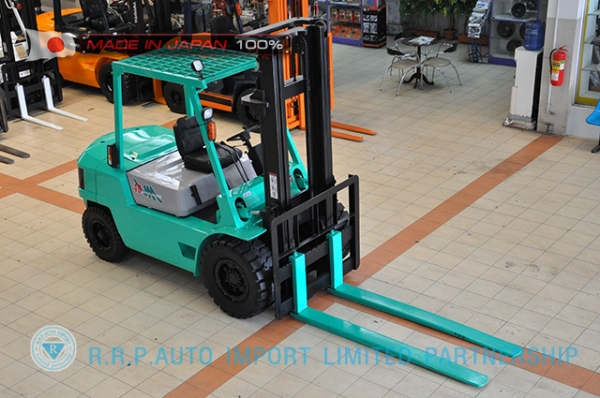 รถโฟล์คลิฟท์พร้อมขาย ง MITSUBISHI รุ่น F14E-80214 นำเข้าจากญี่ปุ่นแท้ 100\%
