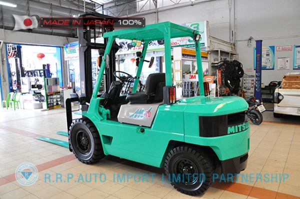 รถโฟล์คลิฟท์พร้อมขาย ง MITSUBISHI รุ่น F14E-80214 นำเข้าจากญี่ปุ่นแท้ 100\%