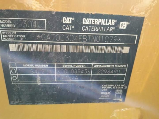 ขายCATERPILLAR 304CCR เก่าญี่ปุ่นแท้ มีลายแย๊ก สภาพสวยพร้อมใช้ เอกสารอินวอยครบ โทร 089-3818694 ดวงนภา ขายCATERPILLAR 304CCR เก่าญี่ปุ่นแท้ มีลายแย๊ก สภาพสวยพร้อมใช้ เอกสารอินวอยครบ โทร 089-3818694 ดวงนภา