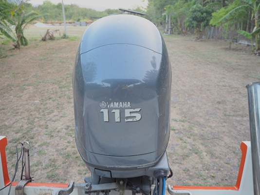 เรือตกปลา Yamaha uf 23 เครื่อง 115 แรง #ใบอนุญาตใช้เรือ