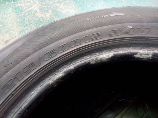 215/60R15 BRIDGESTONE POTENZA GIII ชุด 4 เส้น ปีเก่าแต่ยางสวยทน tel.063-286-3551,081-427-3941