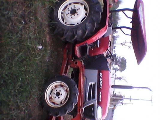 ยันม่าEF453Tสภาพพร้อมใช้งานสีรถเดิมๆ ดันหน้าผานหลัง24 เครื่องแห้ง ระบบไฮดรอลิกดี