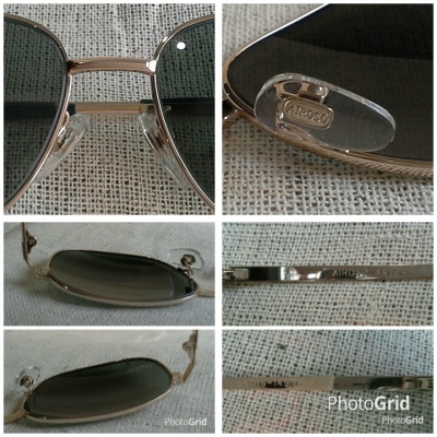 แว่นตาอเมริกันวินเทจ ยุค &#039;90s &#039;ไททาเนียมบริสุทธิ์&#039;  Vintage AIROSO handmade in USA  บิ๊กไซซ์!