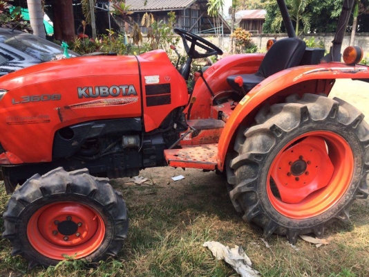 ขายkubota l3608พร้อมผาน6ช้างและโรตารี่ เล่มพร้อมโอน