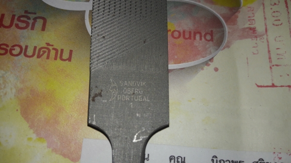 ขายตะไบเหล็ก12" SANDVIK OBERG MADE IN POTUGAL.ใหม่เก่าเก็บ