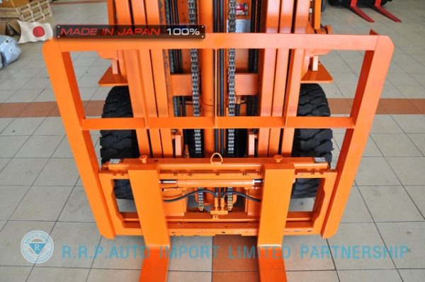 ขายรถโฟล์คลิฟท์มือสอง TCM รุ่น FD25T6H-39E00762 นำเข้าจากประเทศญี่ปุ่น 100\% ไม่เคยใช้งานในประเทศไทย